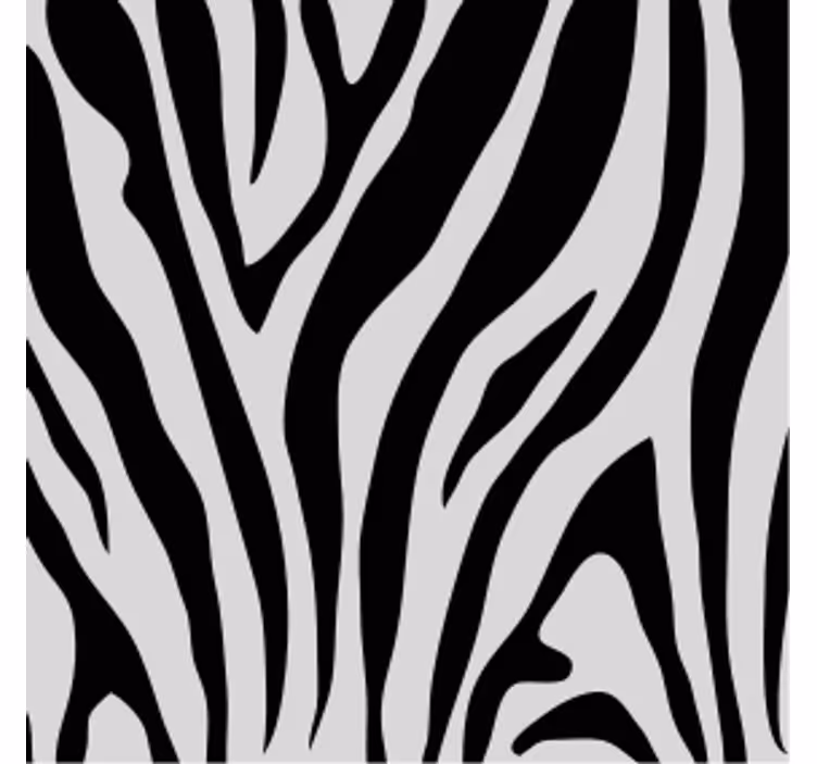 Untersetzer im zebra-streifen-muster - TenStickers