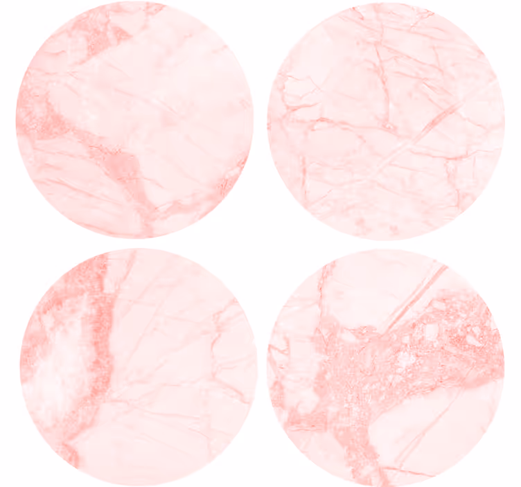 Untersetzer aus strukturiertem rosa marmor - TenStickers