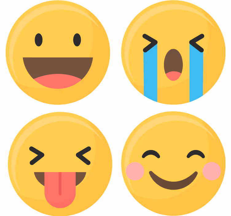 Untersetzer Freak Social-media-emojis - TenStickers