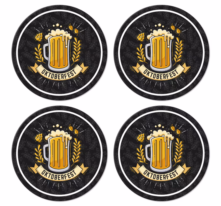 Untersetzer Bier Bierfest oktoberfest - TenStickers