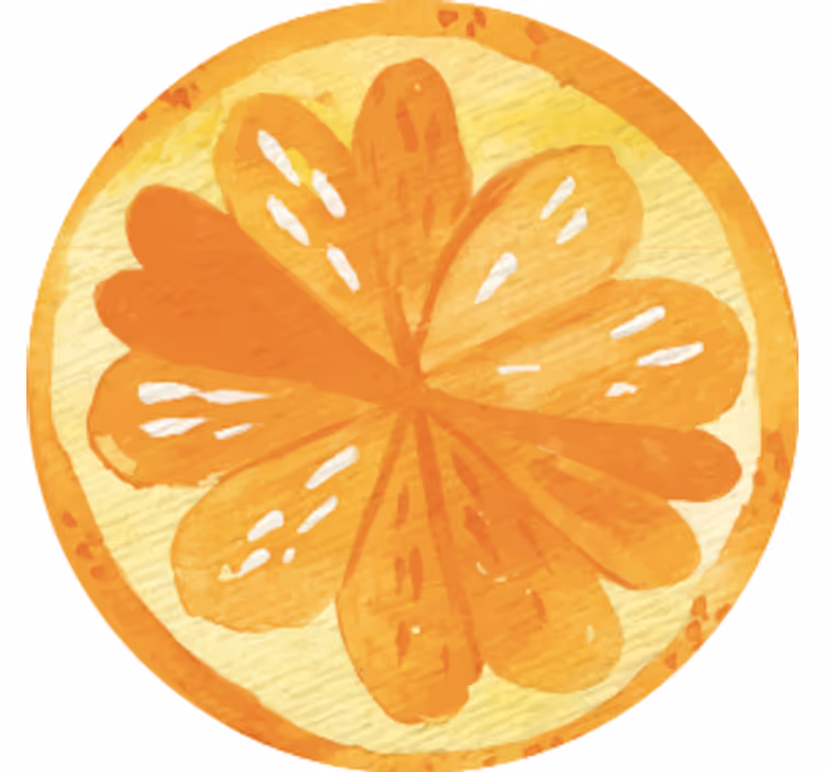 Untersetzer zitrusfrucht ideen - TenStickers