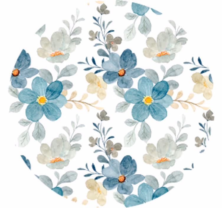 Untersetzer modern mit botanisch strukturiertem finish - TenStickers