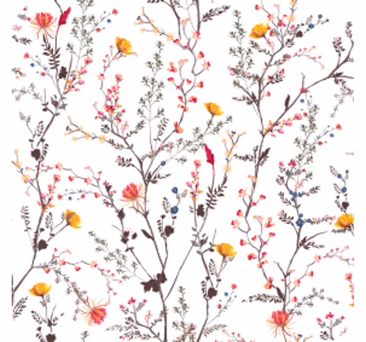 Untersetzer mit floralem zweigmuster - TenStickers