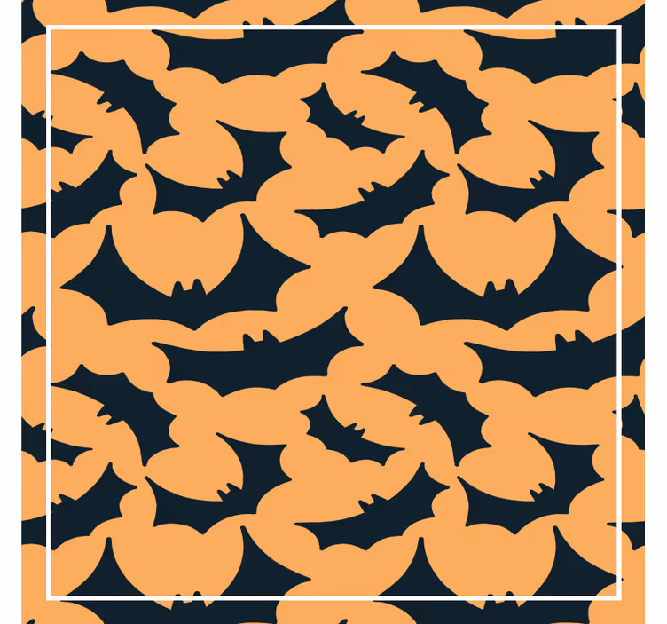 Halloween untersetzer fledermaus muster - TenStickers