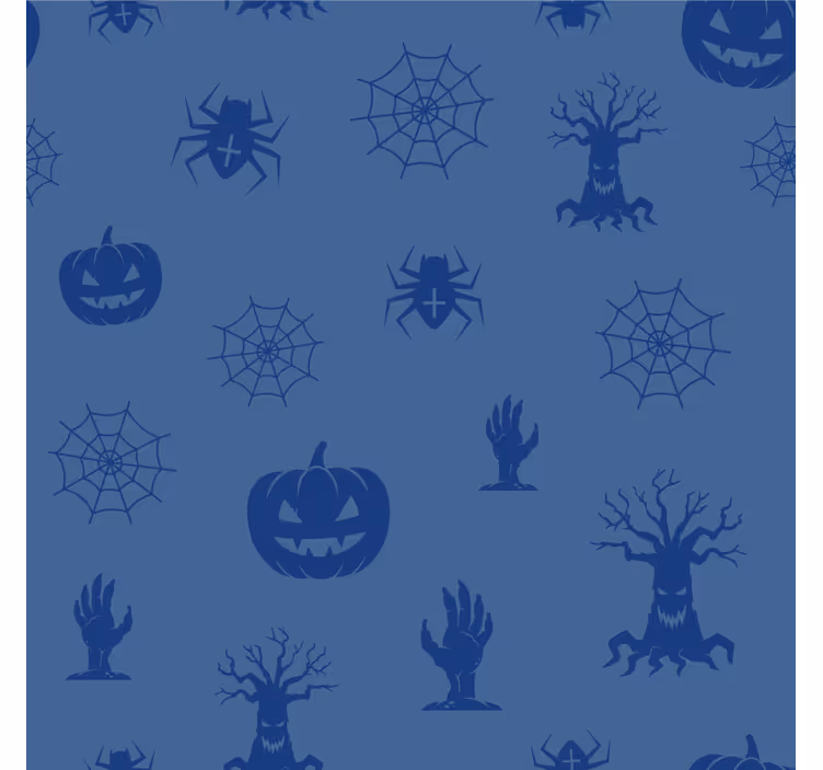 Halloween untersetzer mit gruseligem schattenmuster - TenStickers