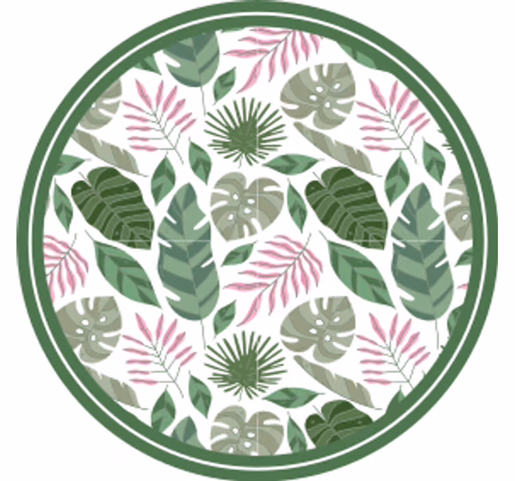 Untersetzer bier tropisches blatt design - TenStickers