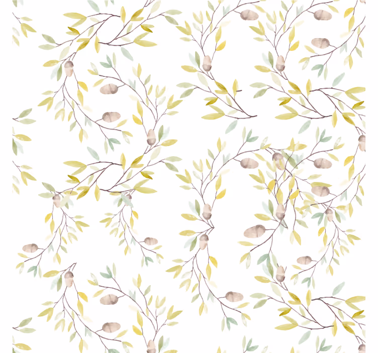 Untersetzer mit floralem rankenmuster - TenStickers