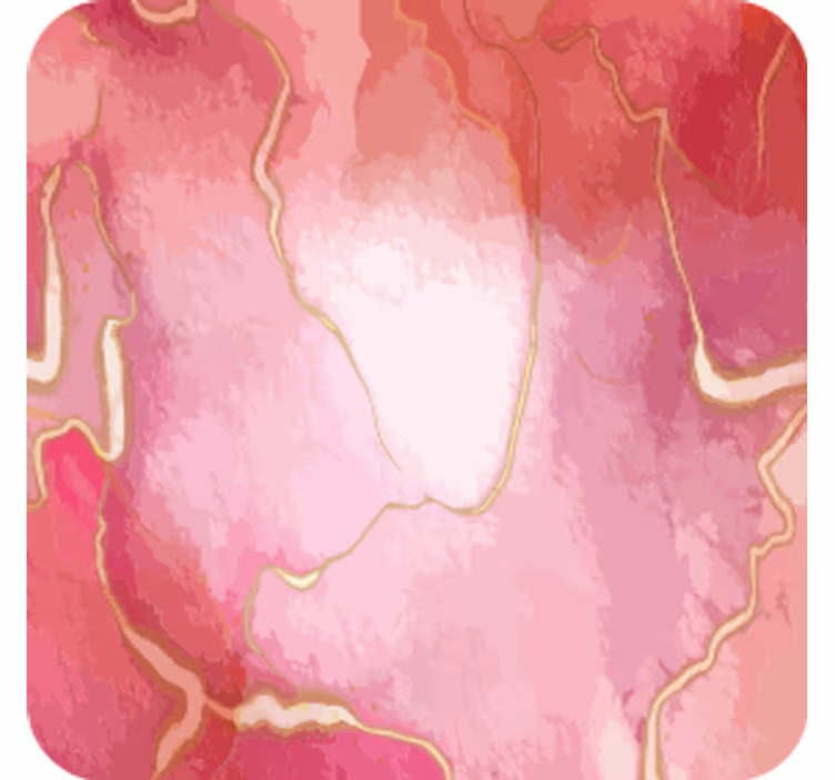 Untersetzer aus fließendem rosa marmor - TenStickers