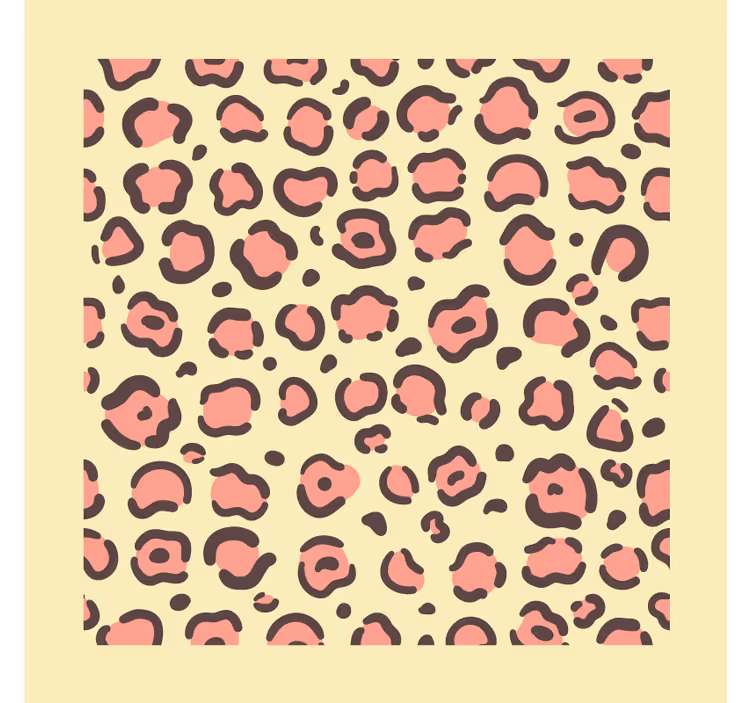 Untersetzer modern mit leopardenflecken-motiv - TenStickers