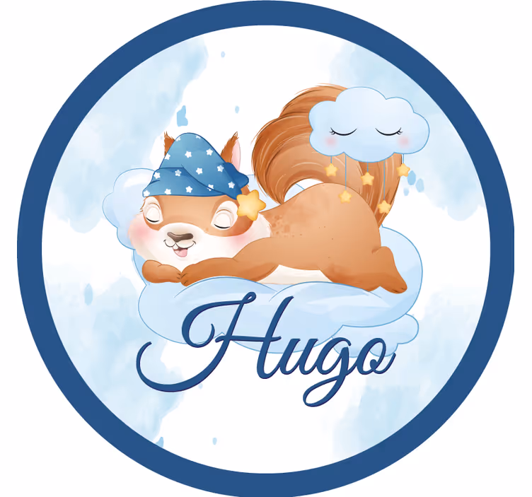 Untersetzer geek eichhörnchen entspannt träumen - TenStickers