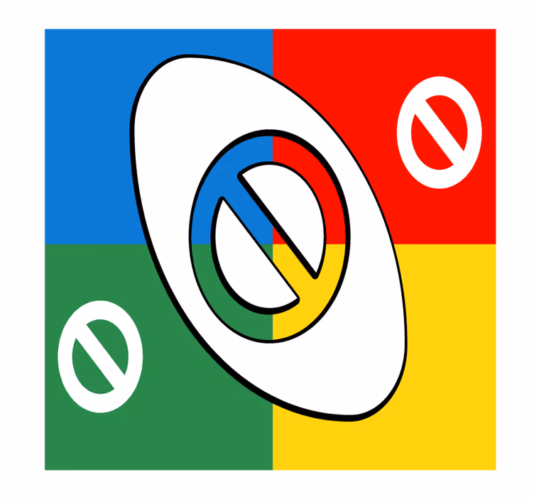Untersetzer geek bunte kreisformen - TenStickers