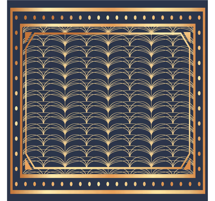 Untersetzer mit elegantem geometrischem muster - TenStickers