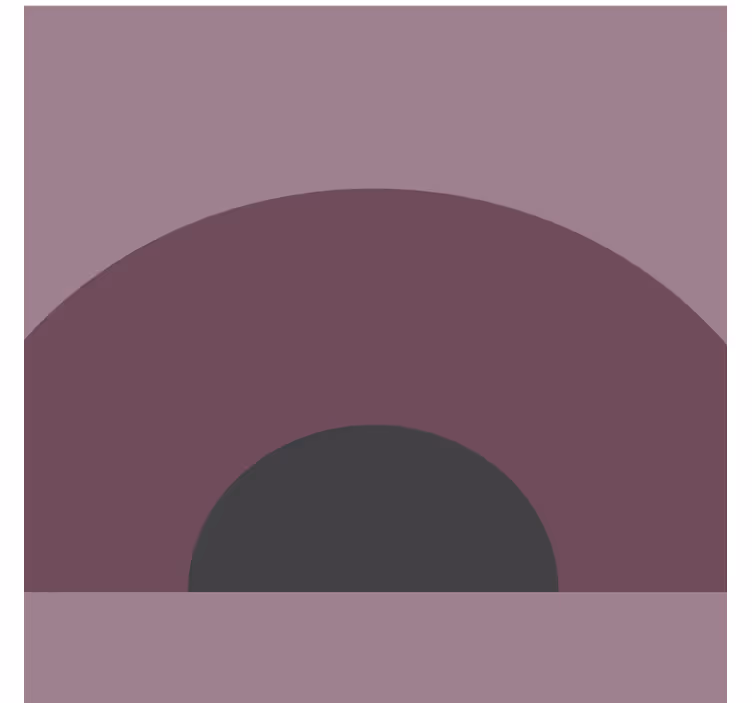 Untersetzer mit geschwungenem schichtdesign - TenStickers