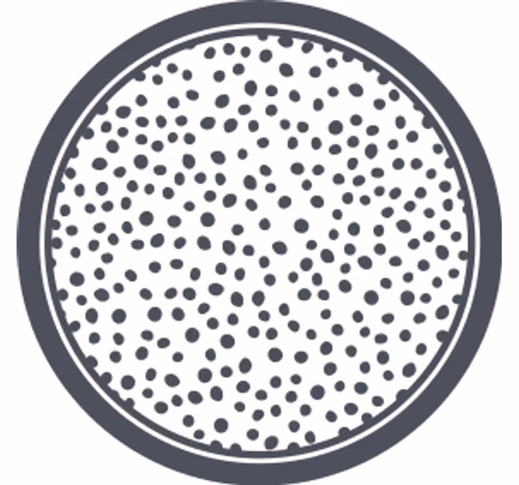 Untersetzer mit kreisförmigem punktmuster - TenStickers