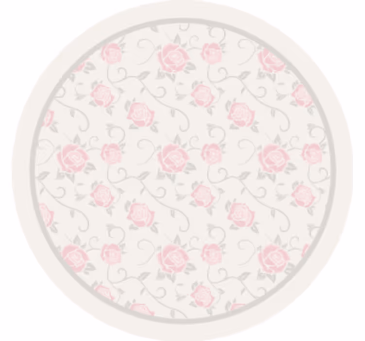 Vintage untersetzer mit floralem muster - TenStickers