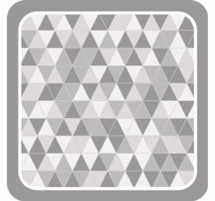 Untersetzer mit geometrischem dreiecksdesign - TenStickers