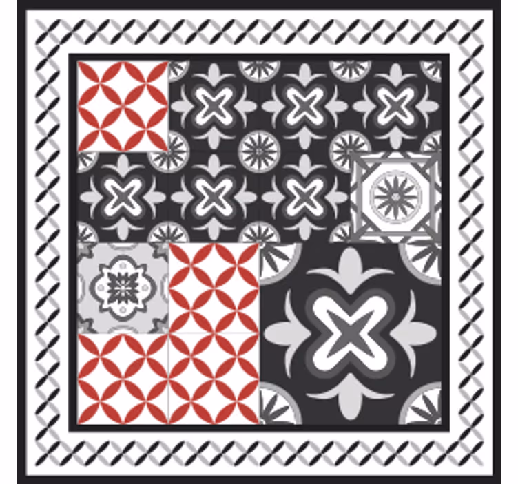 Untersetzer geometrische mustermischung - TenStickers