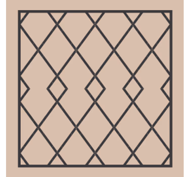 Untersetzer mit geometrischer Überlagerungskomposition - TenStickers