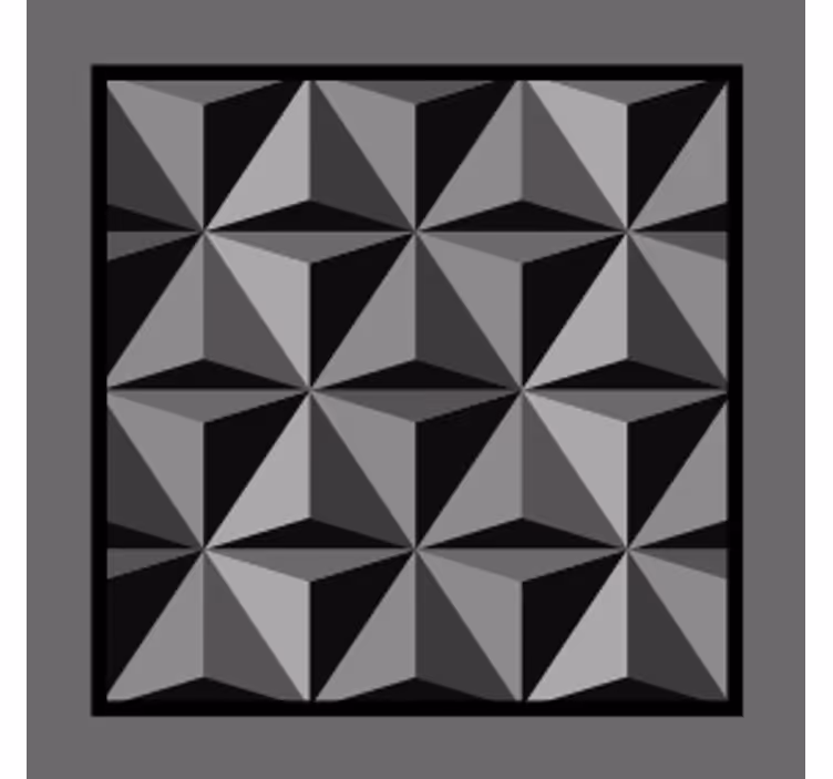 Untersetzer mit geometrischem muster - TenStickers