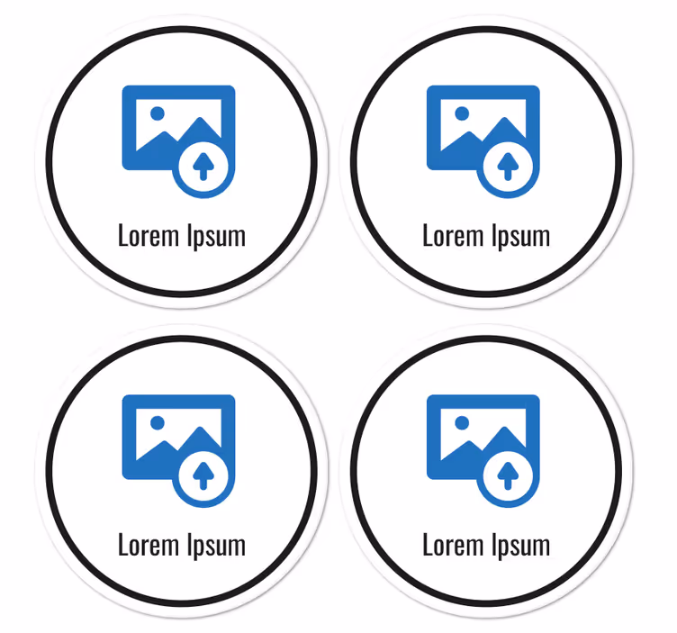 QR Code Restaurant Untersetzer personalisiert - TenStickers