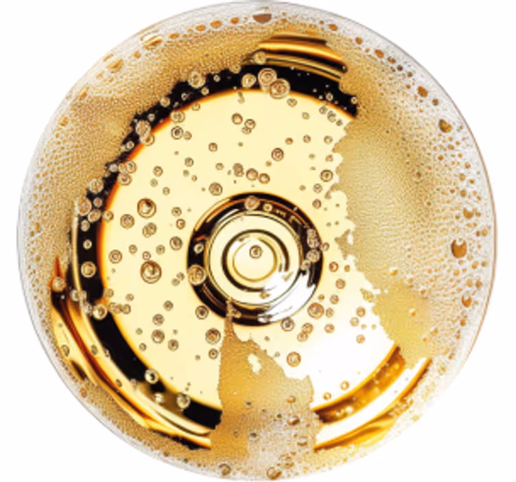 Untersetzer sekt - TenStickers
