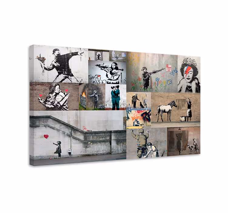 Kunst auf Leinwand mehrere künste - TenStickers
