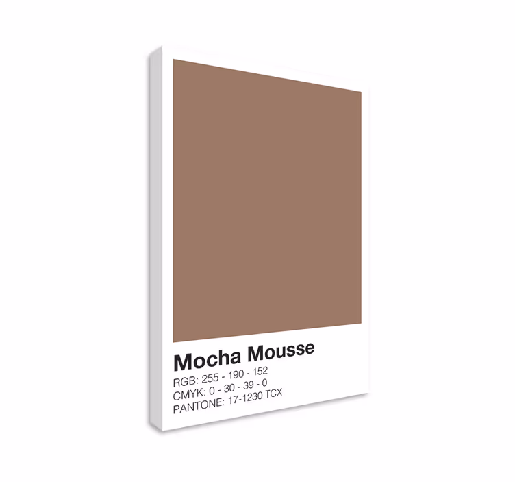 Wandbilder modern mocha -farbkomposition - TenStickers
