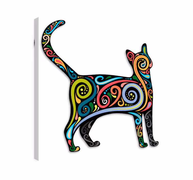 Wandbilder katzen dekorative katzen wandtattoos - TenStickers