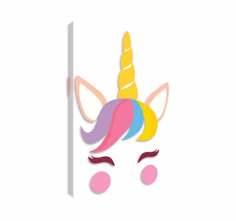Einhorn wandbild set unicornio für iphone - TenStickers