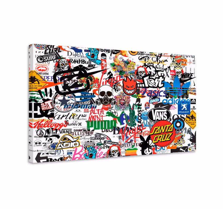 Wandbilder modern Berühmtes logo - TenStickers
