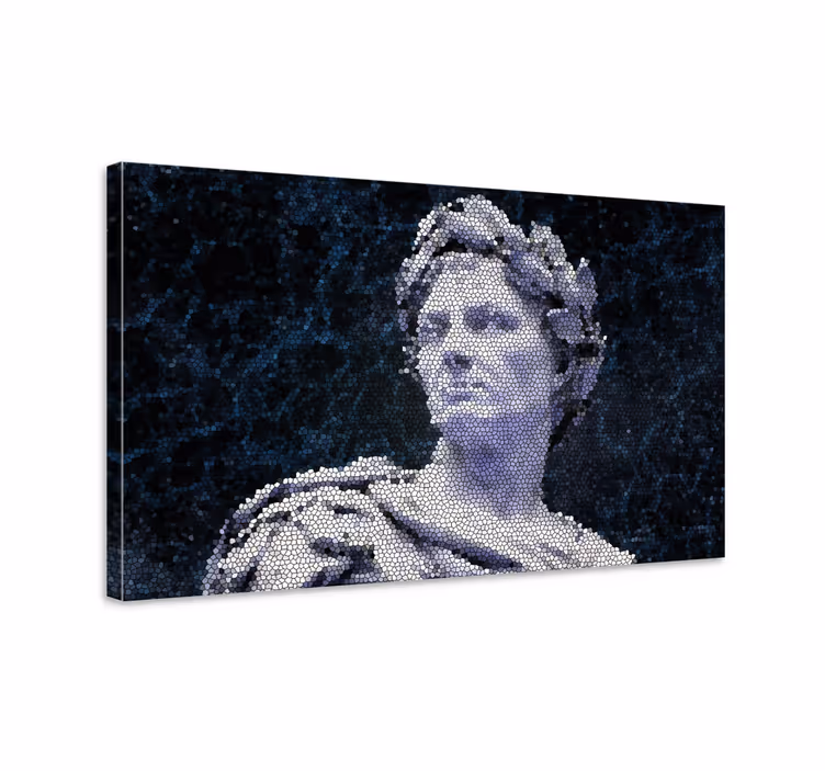 Mosaik Leinwand Mosaico romano antiguo - TenStickers