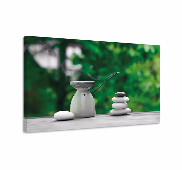 Zen bilder leinwand zen stein arrangement - TenStickers