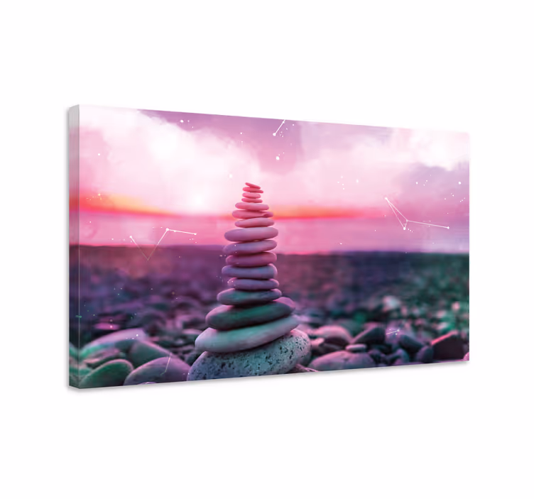 Zen Bilder Leinwand Zen steine - TenStickers