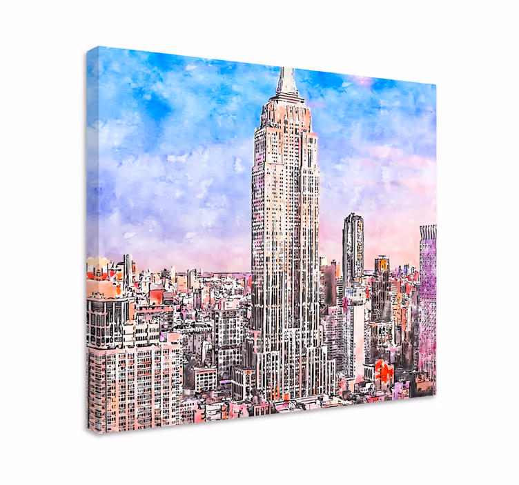 Leinwandbild Ciudades new york - TenStickers