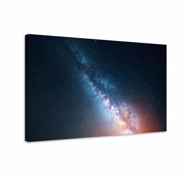Wandbilder modern Sternenhimmelblaue nacht - TenStickers