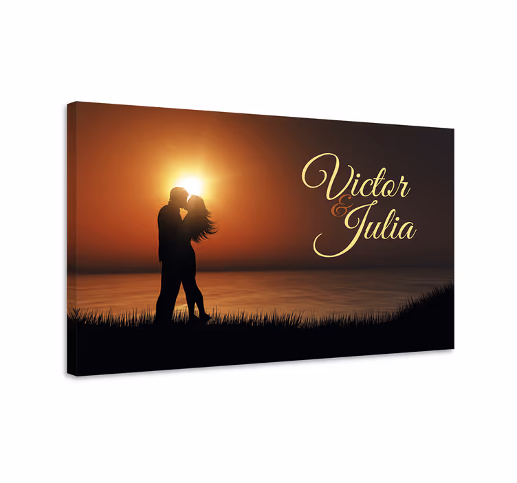 Wandbild Schlafzimmer Liebevolle landschaft - TenStickers