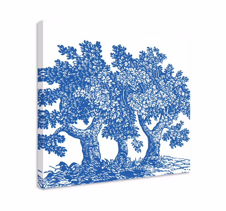 Wandbild baum drei laubbäume - TenStickers