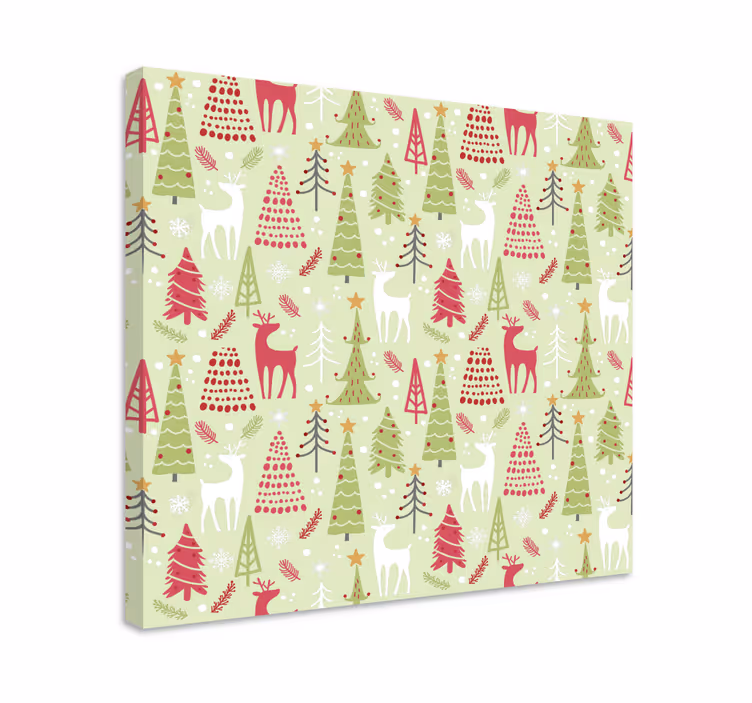 Leinwandbild Weihnachten Dekoration - TenStickers