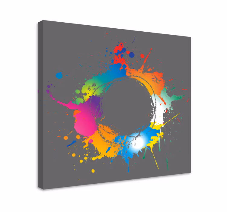 Leinwandbild abstrakt Abstrakter spritzer - TenStickers