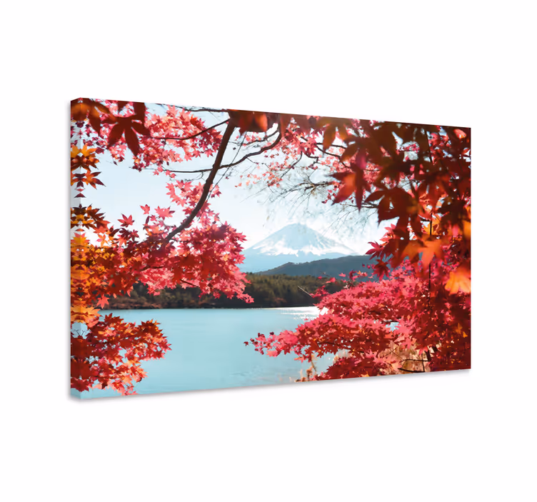 Leinwandbild mount fuji gerahmt - TenStickers