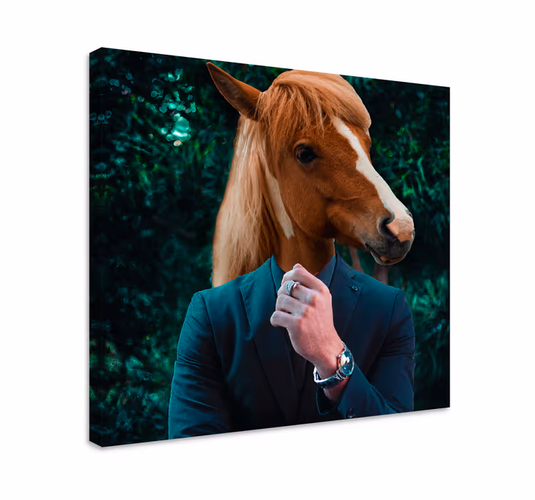 Wandbild Tier Herr pferd - TenStickers