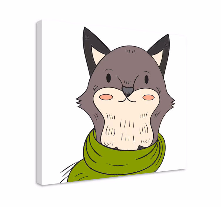 Wandbild tier freundliches tiermotiv - TenStickers