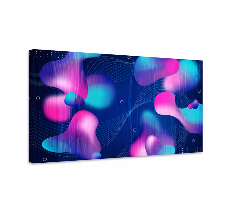 Kunst auf Leinwand Moderne flüssige kunstverläufe - TenStickers
