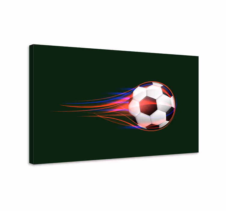 Leinwandbild Teenager Cooler fußball - TenStickers