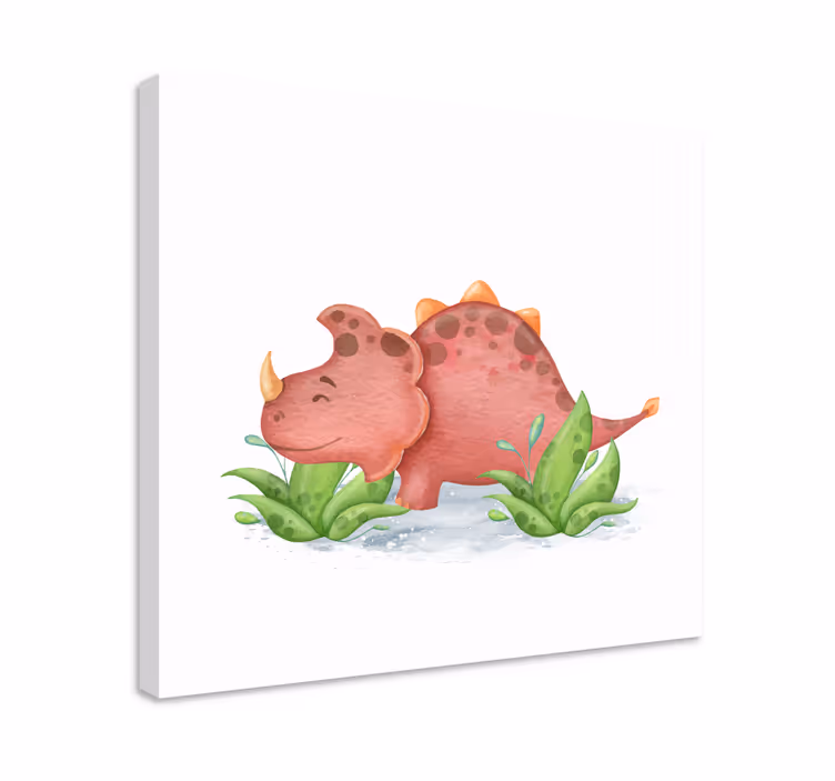 Dinosaurier Wandbild baby-triceratops - TenStickers