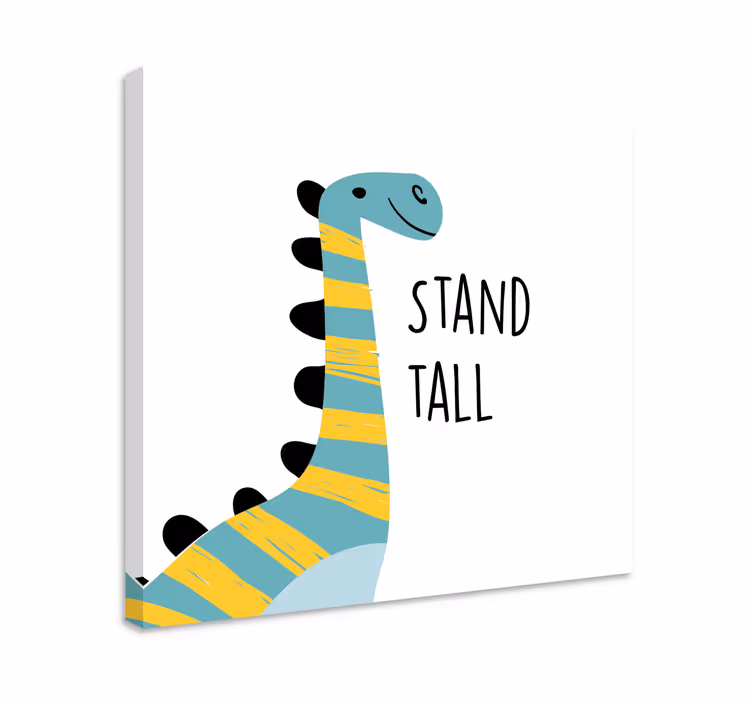 Dinosaurier wandbild glücklicher dinosaurier - TenStickers