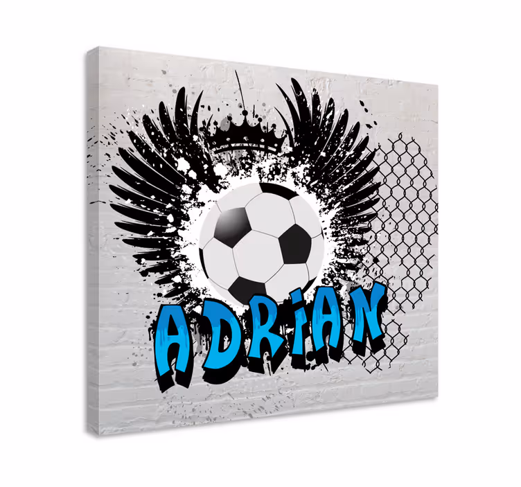 Leinwandbild sport im fußball inspirierten design - TenStickers