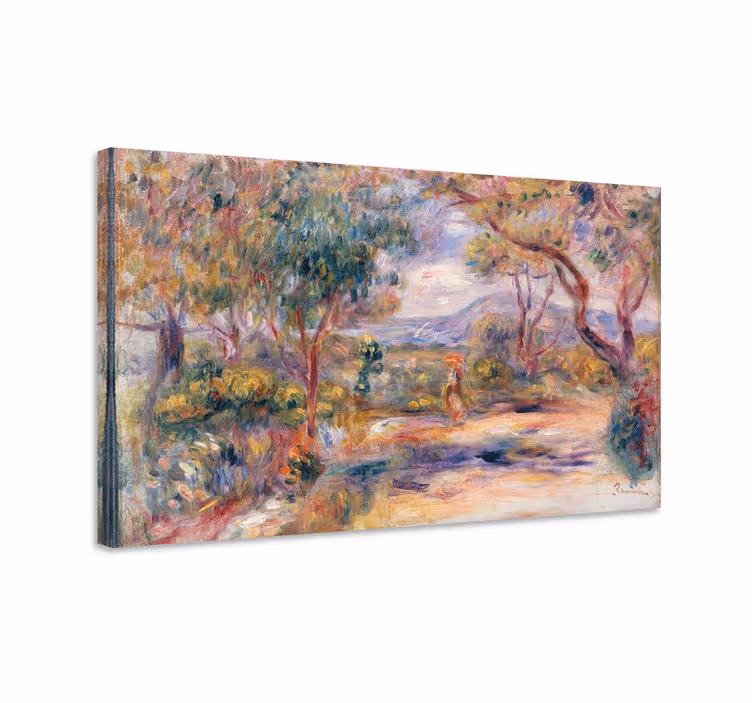 Wandbilder landschaft sonniger gartenweg - TenStickers