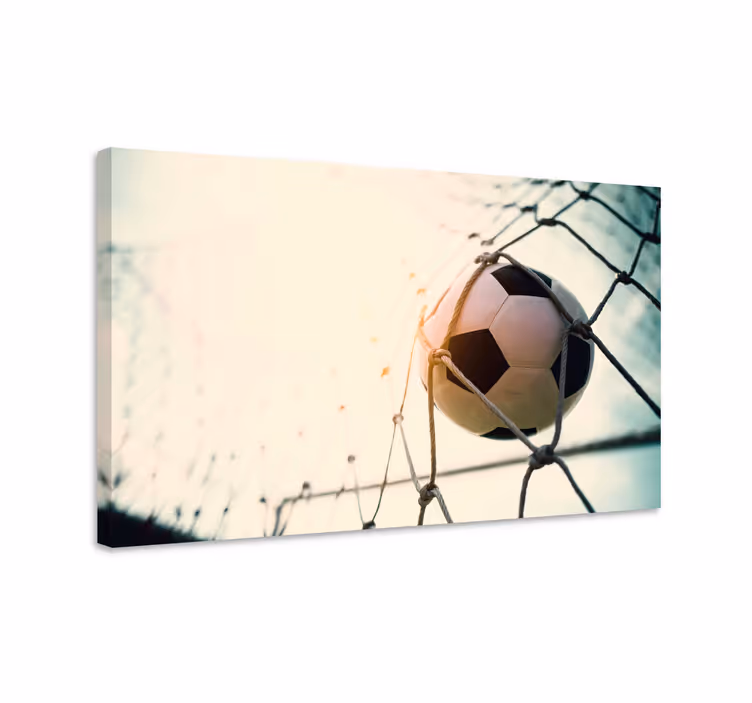 Leinwandbild sport fußballtor - TenStickers