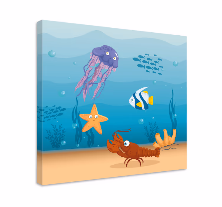 Wandbilder modern unterwasserwelt - TenStickers